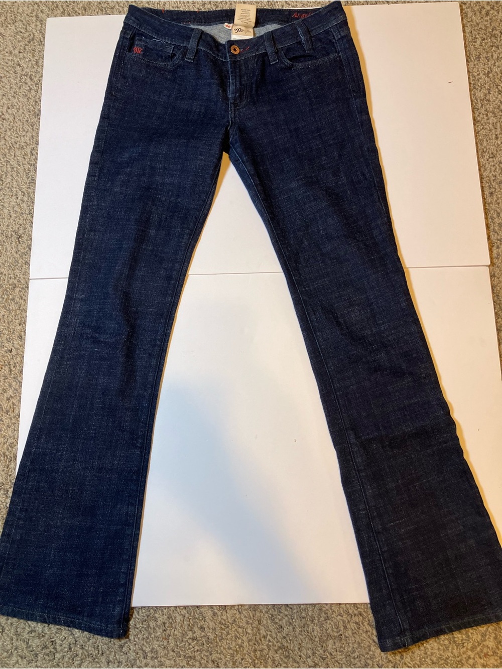 Woman Miss Me Dark Blue Flare Jeans size 30 Angelina